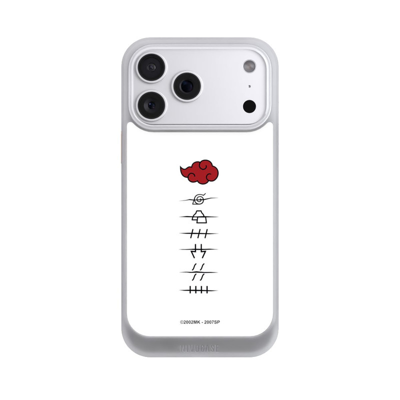 iPhone 18 Pro Max NIVOcore Akatsuki Mitgliedersymbole Weiß