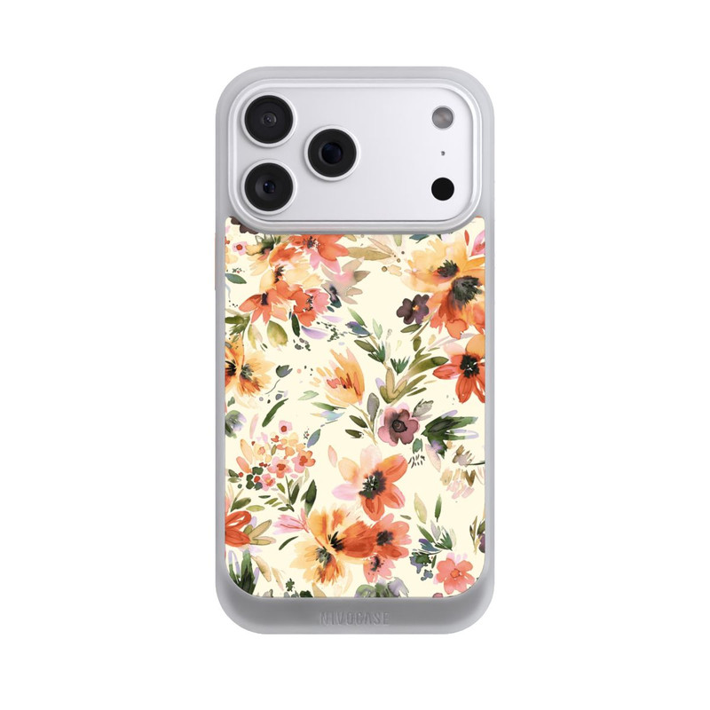 iPhone 18 Pro Max NIVOcore Summer Artistic Flowers Ivory