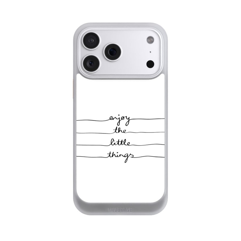 iPhone 18 Pro Max NIVOcore Enjoy The Little Things White