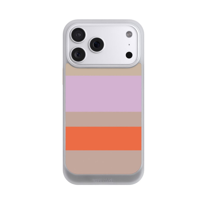 iPhone 18 Pro Max NIVOcore Moca Lila Orange Stripes