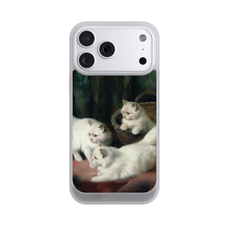 iPhone 18 Pro Max NIVOcore Three White Angora Kittens