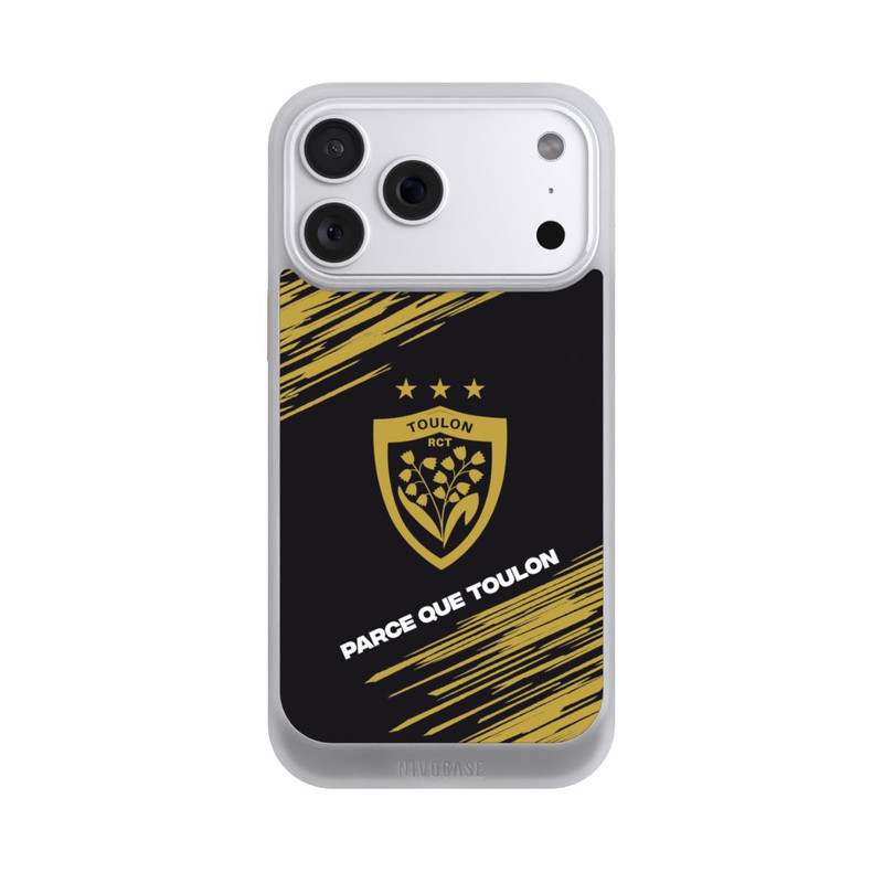 iPhone 18 Pro Max NIVOcore RCT Logo Monochrome Doré