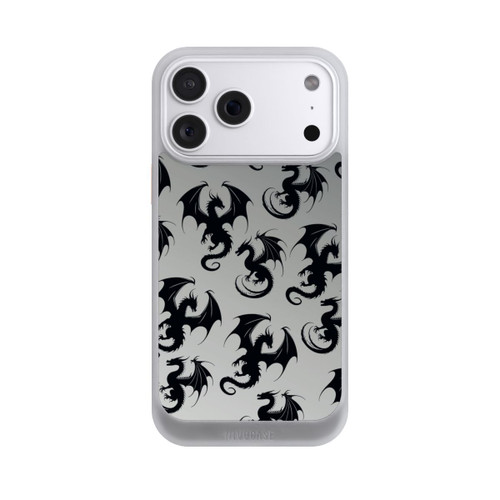 Apple iPhone 18 Pro Max NIVOcore Dragon Pattern Grey