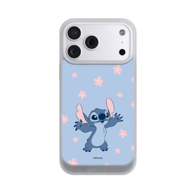 iPhone 18 Pro Max NIVOcore Stitch Pastel Flowers Blue