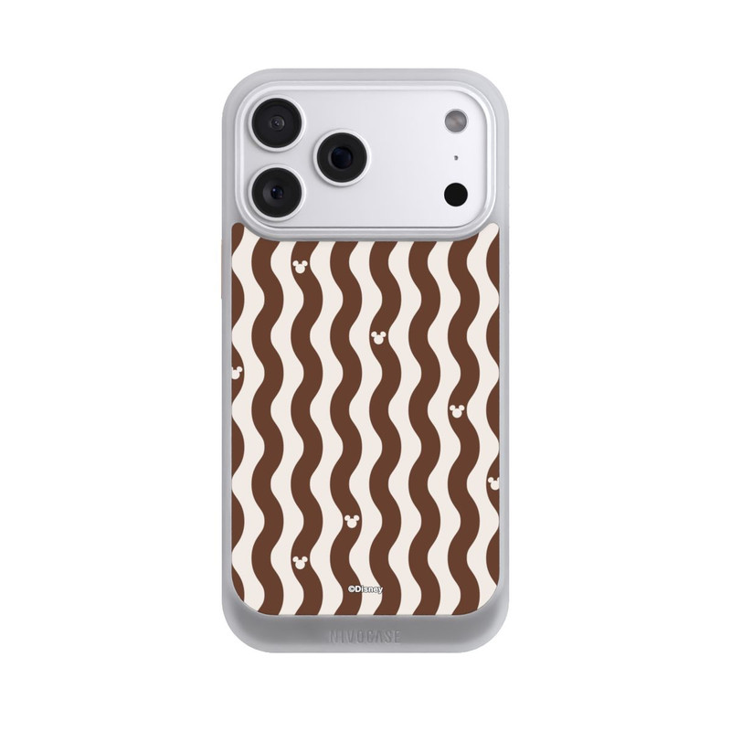 iPhone 18 Pro Max NIVOcore Micky Muster Braune Wellen
