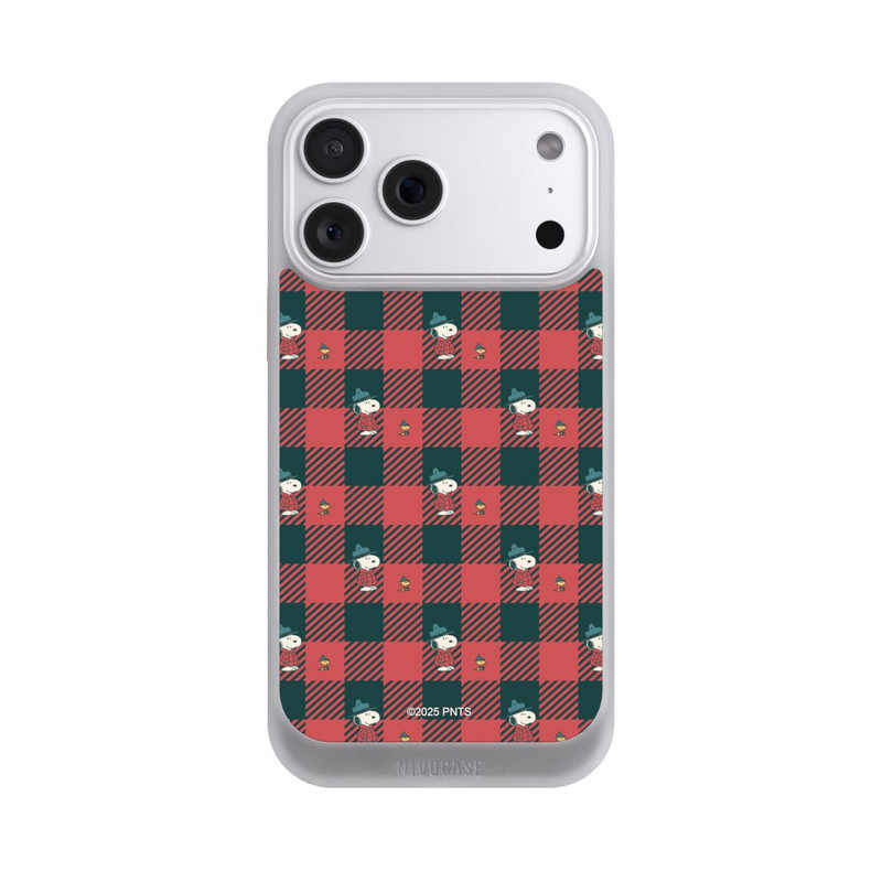 iPhone 18 Pro Max NIVOcore Peanuts Rot Schottenmuster