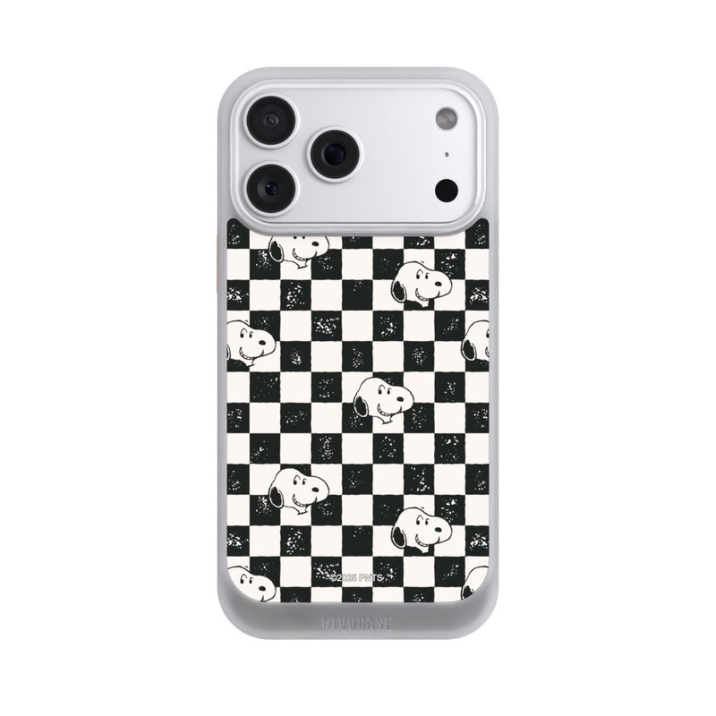 iPhone 18 Pro Max NIVOcore Snoopy Heads Checked Pattern