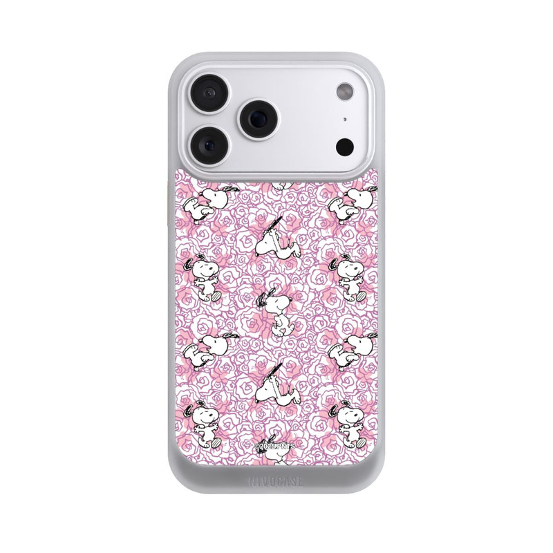iPhone 18 Pro Max NIVOcore Peanuts Pink Roses Pattern