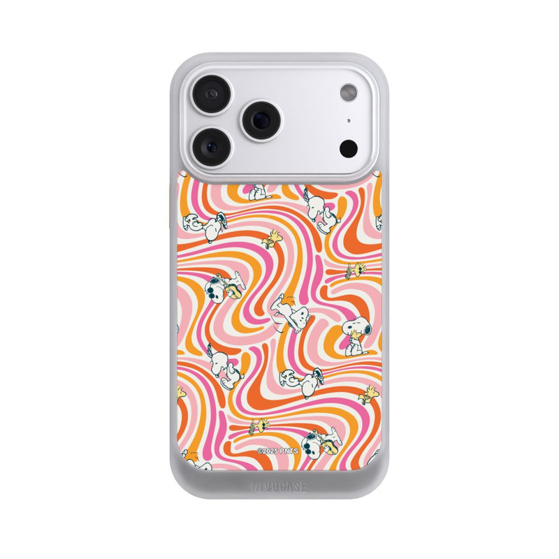iPhone 18 Pro Max NIVOcore Peanuts Hippie Pattern Orange