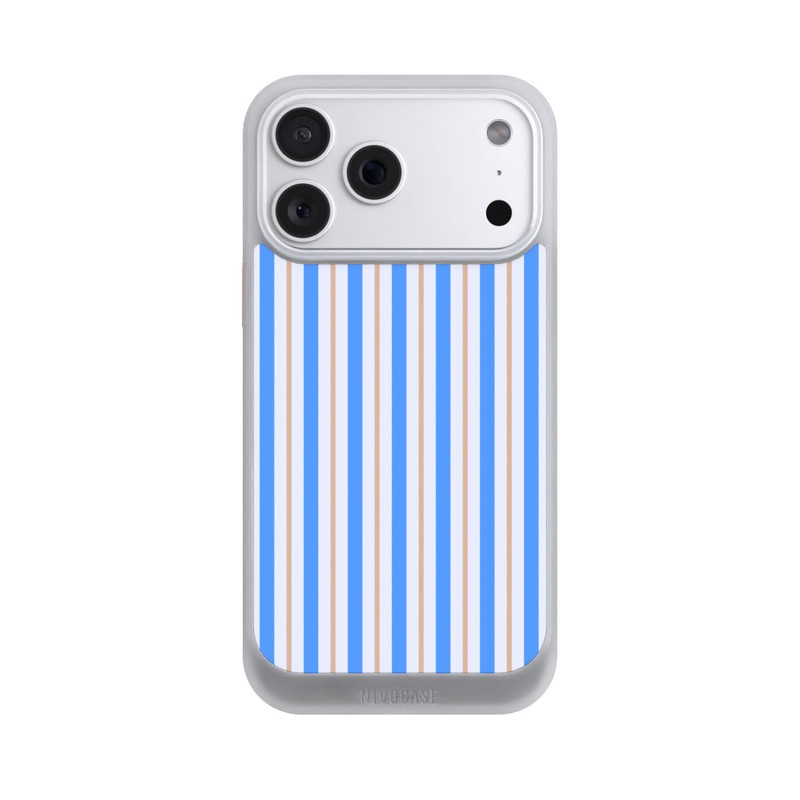 iPhone 18 Pro Max NIVOcore Streifen Blau Beige
