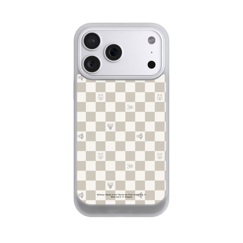 iPhone 18 Pro Max NIVOcore Winnie the Pooh Checked Pattern Beige
