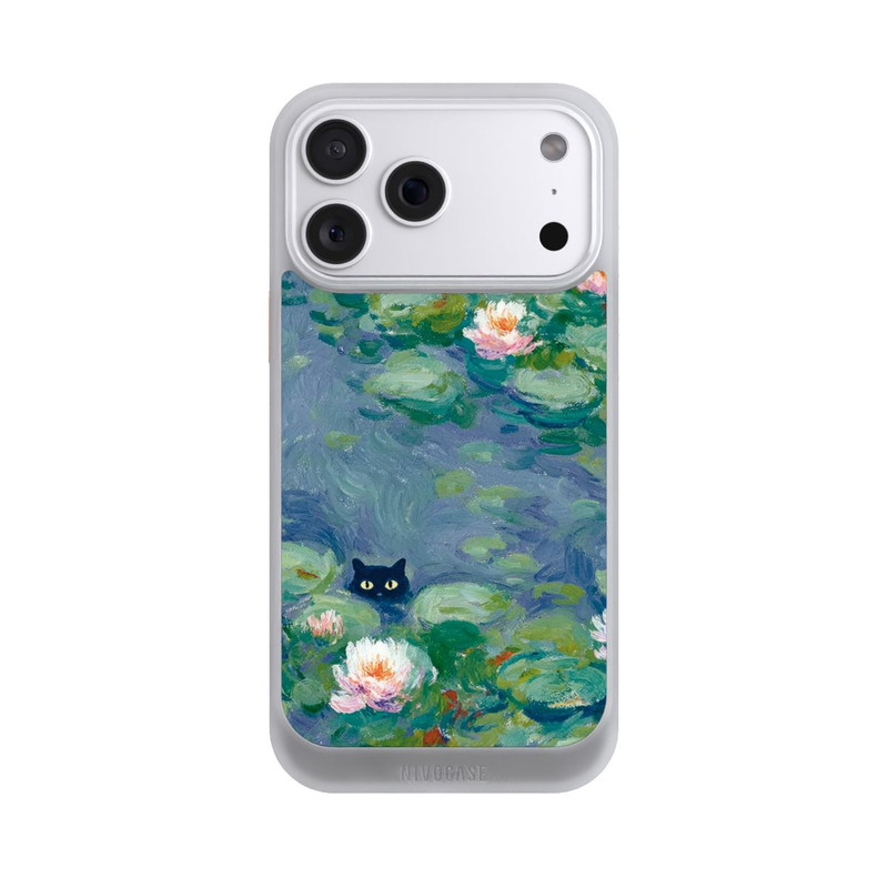 iPhone 18 Pro Max NIVOcore Chat dans l'Étang Monet Peinture