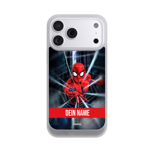 Apple iPhone 18 Pro Max NIVOcore Spiderman Webs in Action Personalisierbar