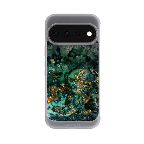 Google Pixel 11 NIVOcore Cyan Glitzer Marmorlook