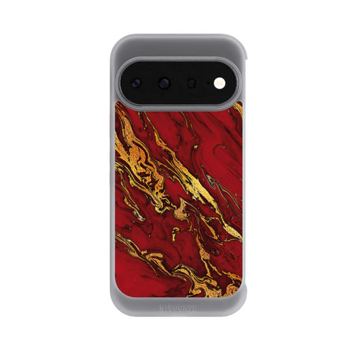 Google Pixel 11 NIVOcore Red Gold Marble Look