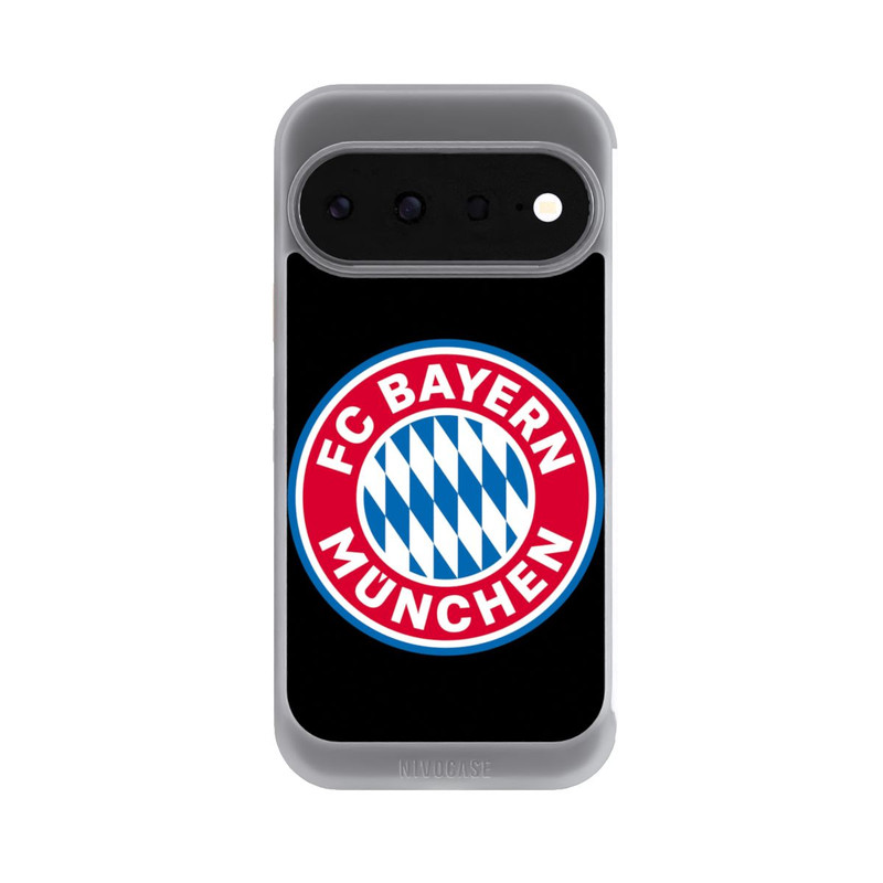 Pixel 11 NIVOcore Logo FCB sur fond noir