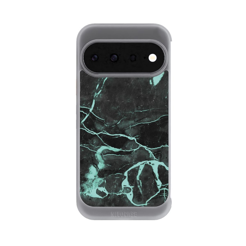 Pixel 11 NIVOcore Grauer und blauer Marmor