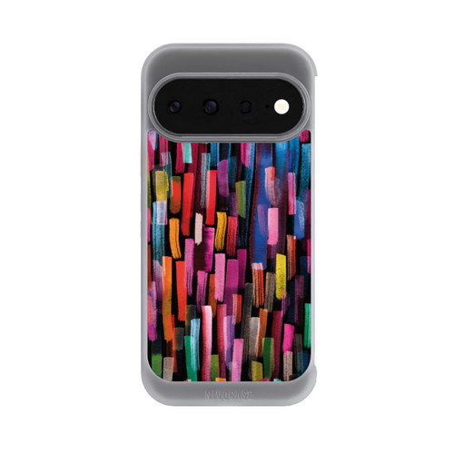Google Pixel 11 NIVOcore Bunte Pinselstriche schwarz