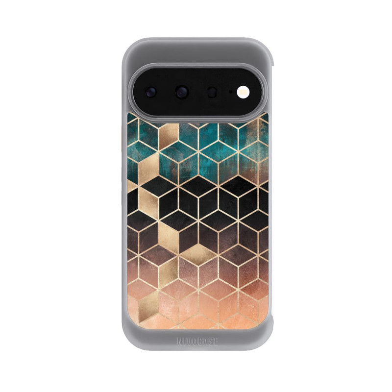 Pixel 11 NIVOcore Ombre Traum Würfel Gold Druck