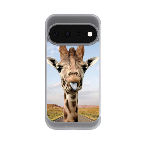 Google Pixel 11 NIVOcore Giraffe auf der Straße