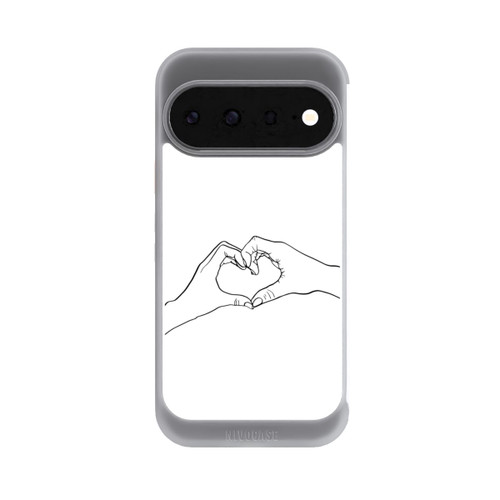 Google Pixel 11 NIVOcore Herz Hände Line Art