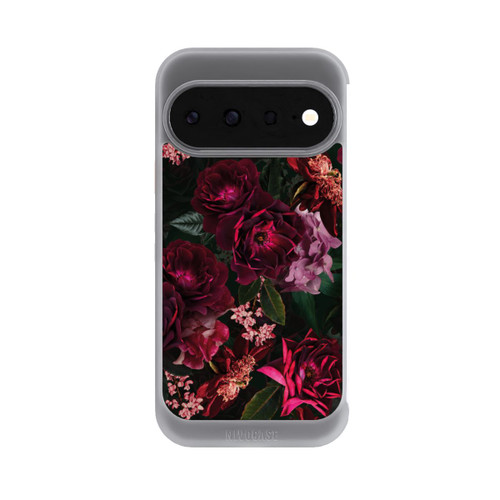 Google Pixel 11 NIVOcore Dunkle romantische Vintage Rosen und Pfingstrosen