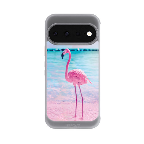 Google Pixel 11 NIVOcore Rosa Flamingo am Meer