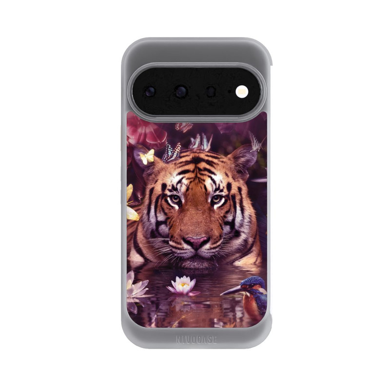 Pixel 11 NIVOcore Tiger Blumenrahmen
