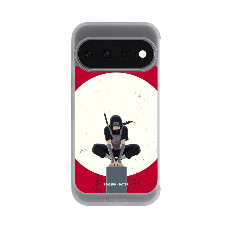 Pixel 11 NIVOcore Itachi Uchiha Symbol Roter Hintergrund