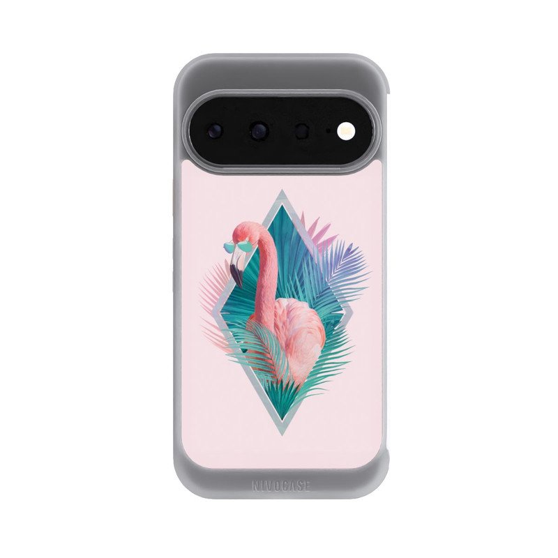 Pixel 11 NIVOcore Tropische Pflanzen Flamingo