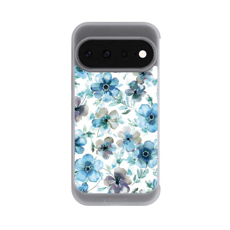 Pixel 11 NIVOcore Blaues Blumenmuster Trendy