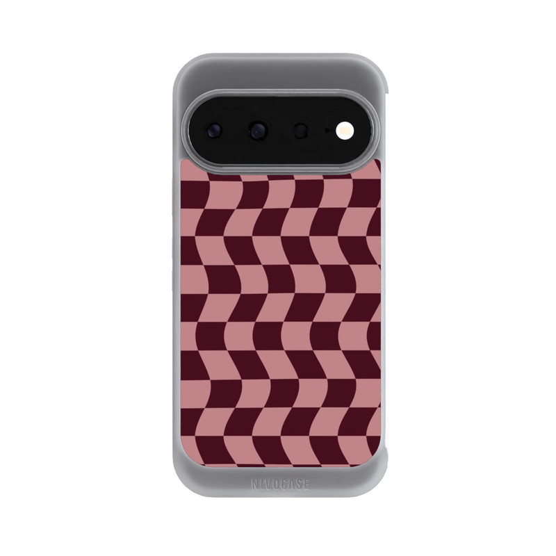 Pixel 11 NIVOcore Schachbrett Rot-Rosa
