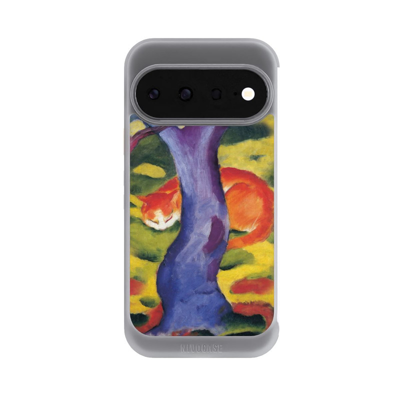 Pixel 11 NIVOcore Katze hinter Einem Baum von Franz Marc