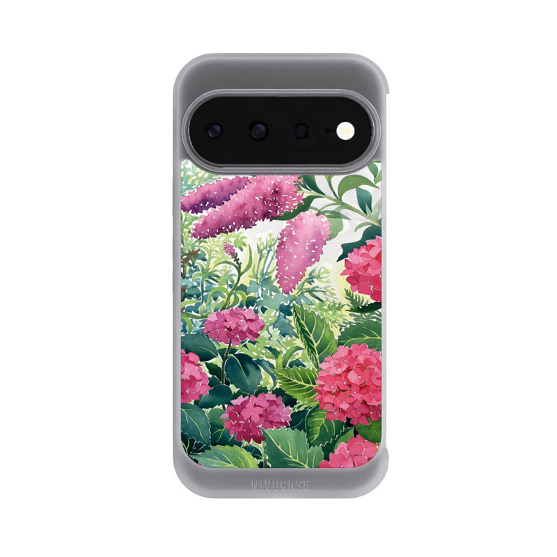 Pixel 11 NIVOcore Garden Hydrangeas and Buddleia by Christopher Ryland