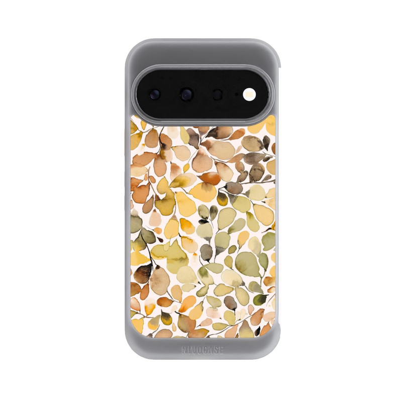 Pixel 11 NIVOcore Eukalyptus Aquarellblätter Braun Herbst