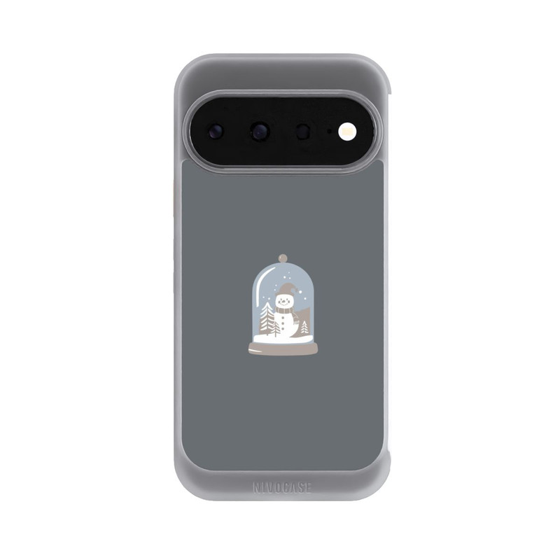 Pixel 11 NIVOcore Minimalist Snow Globe with Snowman