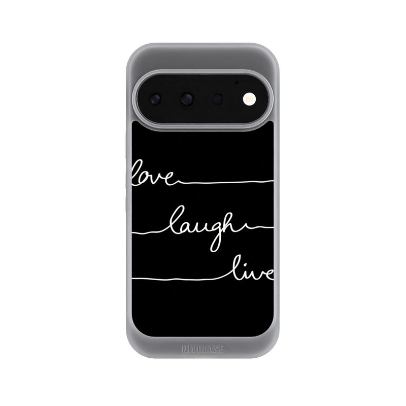 Pixel 11 Pro NIVOcore Love Laugh Live weiß/schwarz