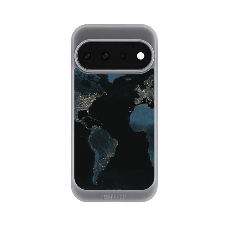 Pixel 11 Pro NIVOcore Carte du Monde Nuit