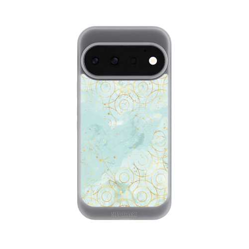 Google Pixel 11 Pro NIVOcore Marbre Vert Motif de Maille Mixte