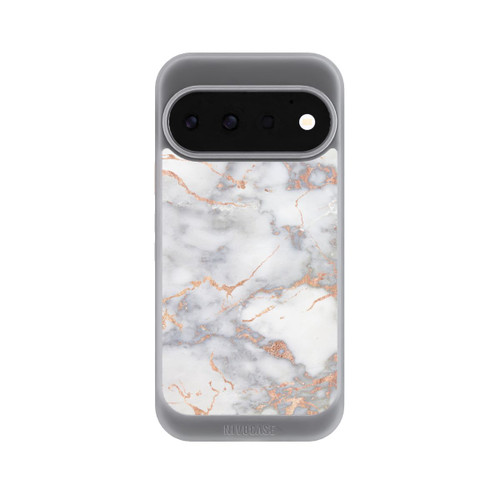 Google Pixel 11 Pro NIVOcore Weißer und goldener Marmorlook