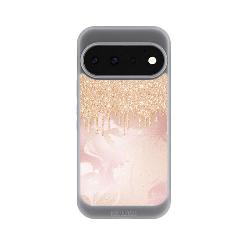 Google Pixel 11 Pro NIVOcore  Roségoldener Glitzer Tropfen Look