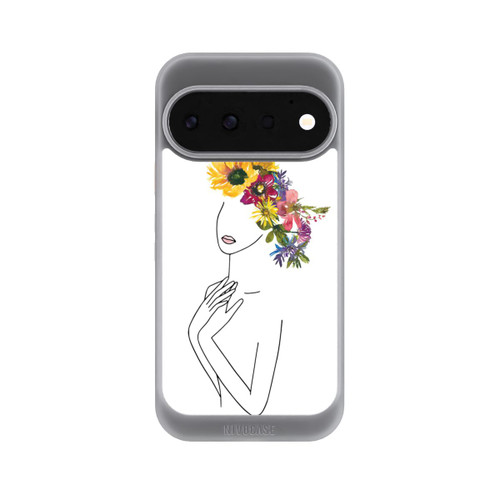 Google Pixel 11 Pro NIVOcore Line Art Frau mit Blumenkrone