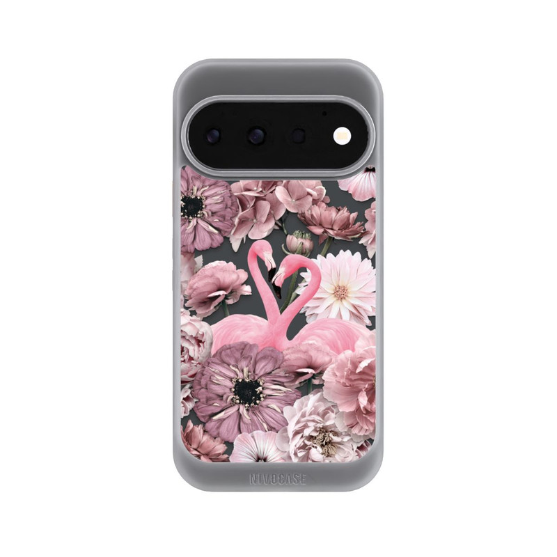 Pixel 11 Pro NIVOcore Flamingos in Blumen Muster