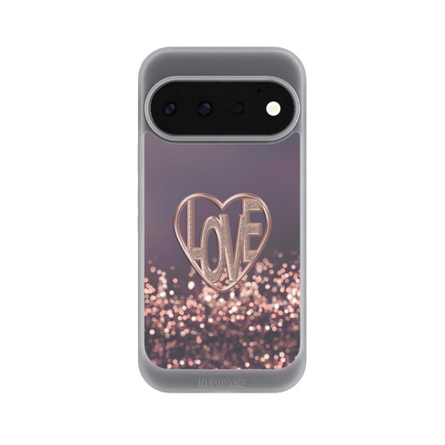 Google Pixel 11 Pro NIVOcore LOVE Glitzerrosa