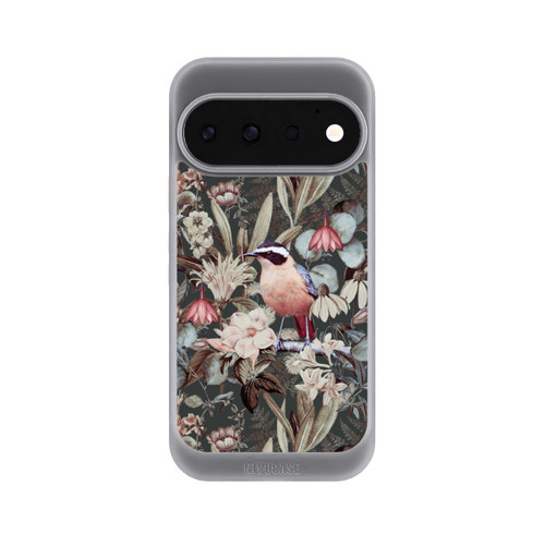 Google Pixel 11 Pro NIVOcore Orangefarbener Vogel im Vintage Blumenmuster