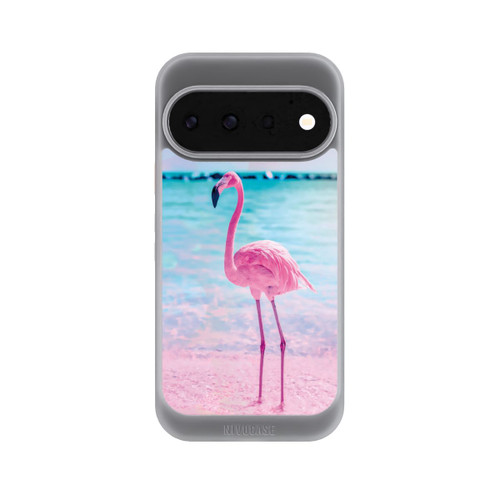 Google Pixel 11 Pro NIVOcore Rosa Flamingo am Meer