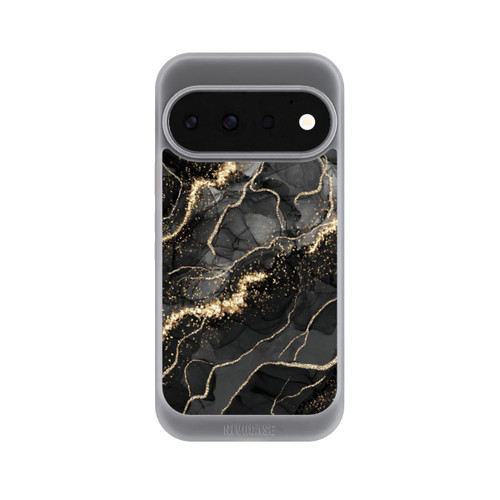 Google Pixel 11 Pro NIVOcore Dunkler Marmor Wirbel Goldoptik