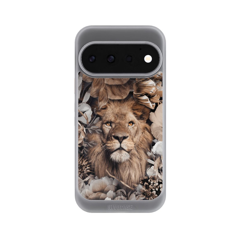 Pixel 11 Pro NIVOcore Löwe Blumenrahmen Beige