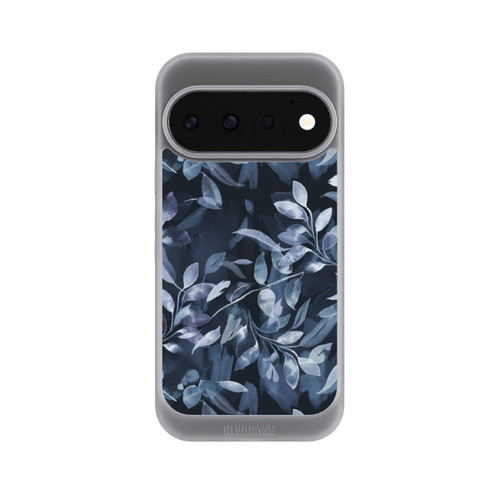 Google Pixel 11 Pro NIVOcore Mystische Aquarellblätter marineblau
