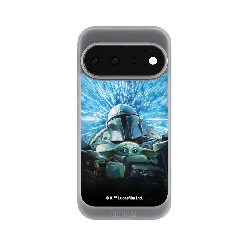 Pixel 11 Pro NIVOcore Grogu et Mando Flying Blue